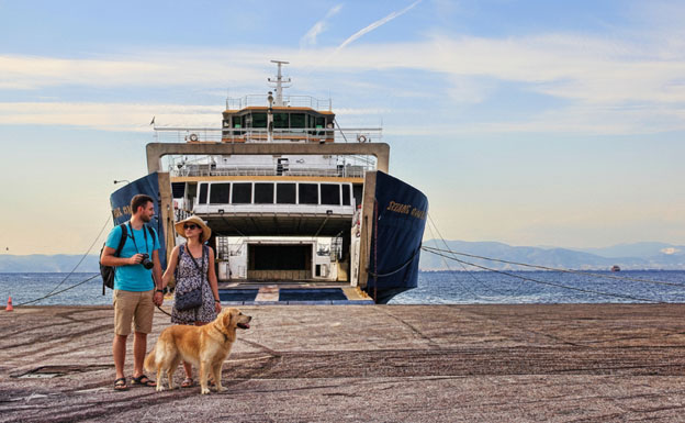 cruzar el estrecho con perro