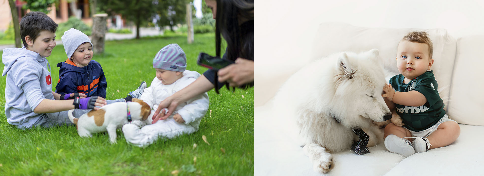 perro con tus hijos